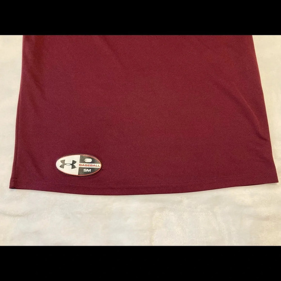 Under Armour Baseball Shirt Top Button Front Small - Picture 3 of 13
